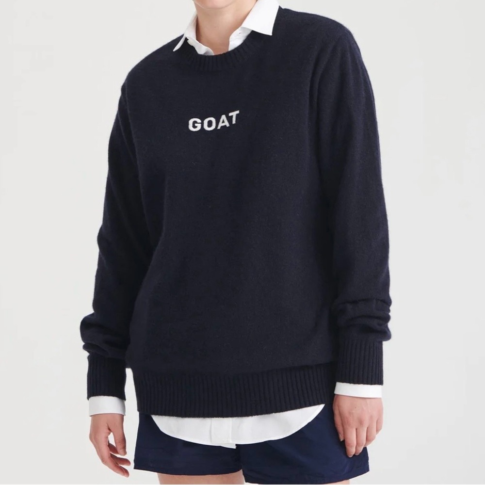 Women's Classic Navy Crew Neck Sweater